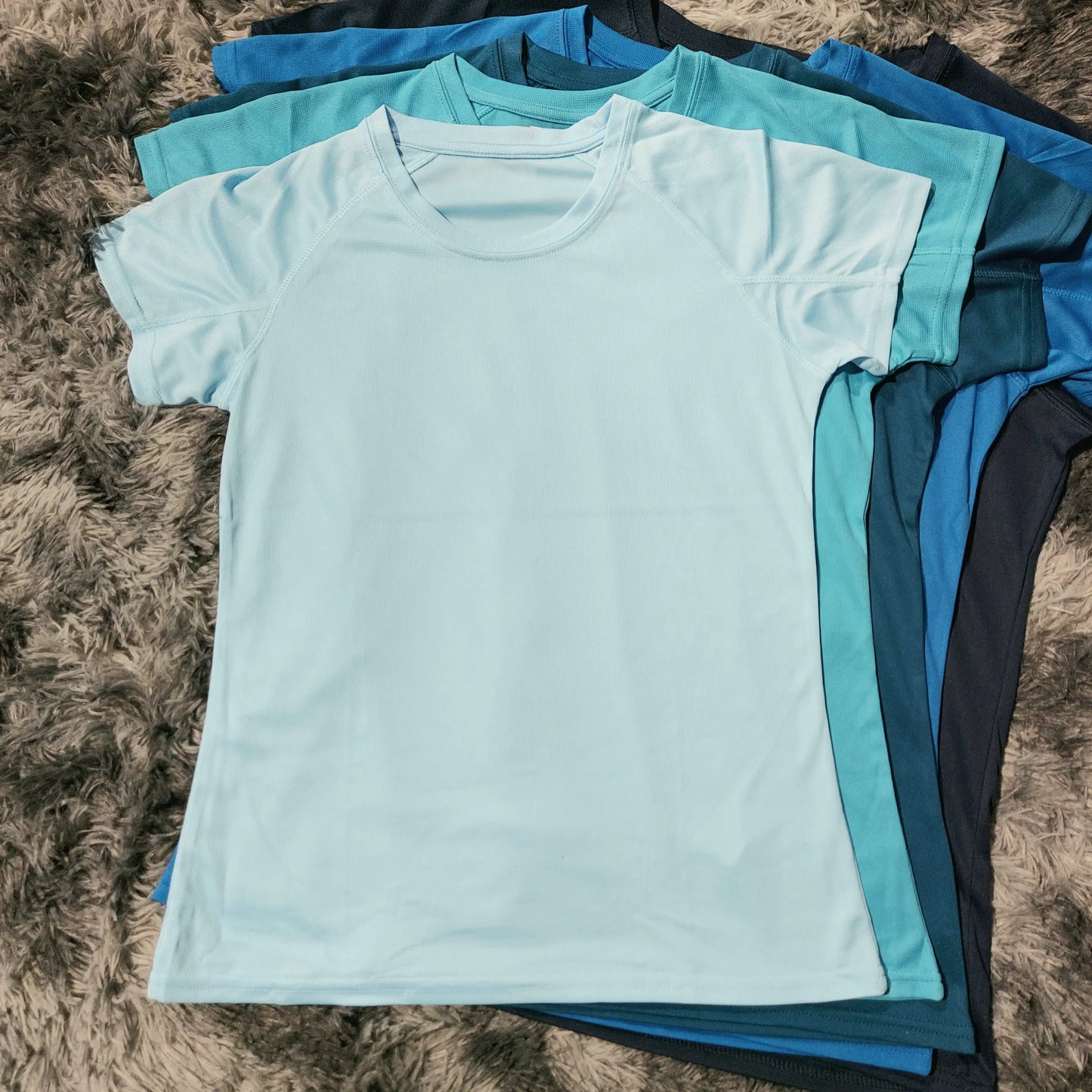 Camiseta Unisex manga corta. Gama azul Portres