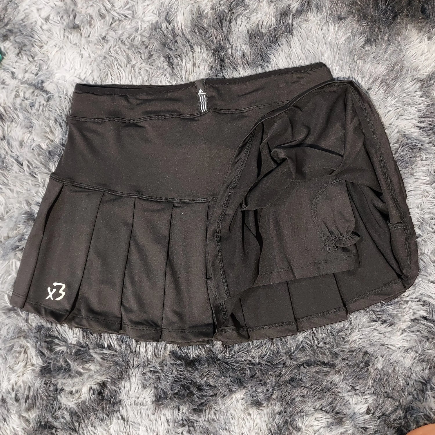 Falda Plisada negra mod. B Portres